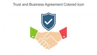 Trust And Business Agreement Colored Icon In Powerpoint Pptx Png And Editable Eps Format
