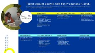 Trust Business Plan Target Segment Analysis With Buyers Persona BP SS Compatible
