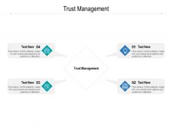 Trust management ppt powerpoint presentation show guidelines cpb