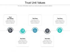Trust unit values ppt powerpoint presentation portfolio professional cpb