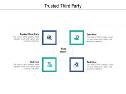 Trusted third party ppt powerpoint presentation slides summary cpb
