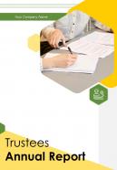 Trustees annual report pdf doc ppt document report template