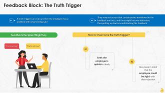 Truth Trigger As A Feedback Block Training Ppt