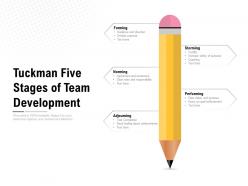Tuckman Five Stages Of Team Development