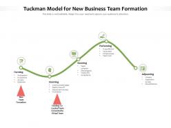 Tuckman model for new business team formation