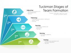 Tuckman stages of team formation