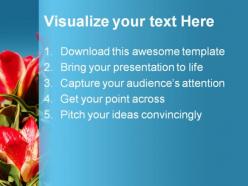 Tulips beauty powerpoint backgrounds and templates 0111
