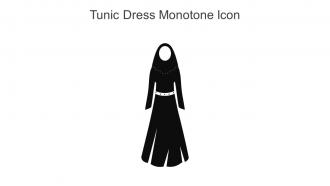 Tunic Dress Monotone Icon In Powerpoint Pptx Png And Editable Eps Format