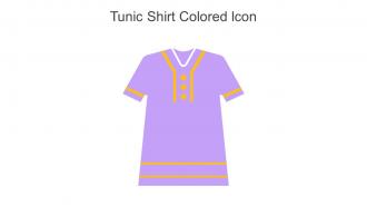 Tunic Shirt Colored Icon In Powerpoint Pptx Png And Editable Eps Format