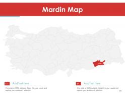 Turkey country and state maps powerpoint template
