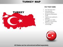 Turkey country powerpoint maps