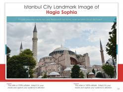 Turkey maps flags landmarks monuments city and skyline deck powerpoint template