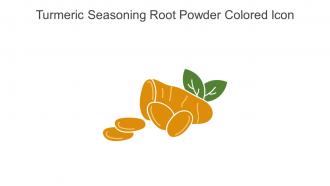 Turmeric Seasoning Root Powder Colored Icon In Powerpoint Pptx Png And Editable Eps Format