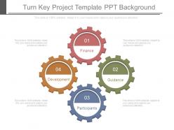 Turn key project template ppt background