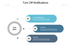 Turn off notifications ppt powerpoint presentation backgrounds cpb