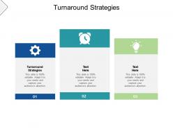 Turnaround strategies ppt powerpoint presentation gallery portfolio cpb