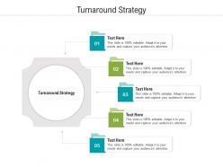 Turnaround strategy ppt powerpoint presentation show diagrams cpb