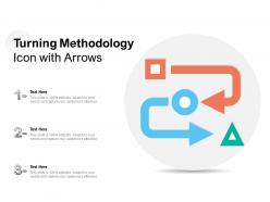 Turning methodology icon with arrows