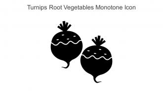 Turnips Root Vegetables Monotone Icon In Powerpoint Pptx Png And Editable Eps Format