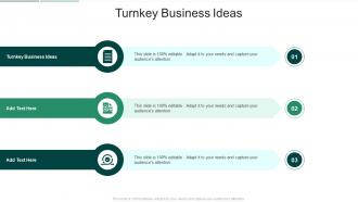 Turnkey Business Ideas In Powerpoint And Google Slides Cpb