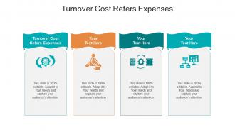 Turnover cost refers expenses ppt powerpoint presentation gallery professional cpb