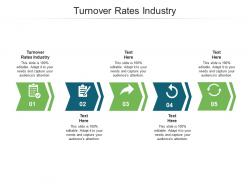 Turnover rates industry ppt powerpoint presentation gallery clipart images cpb