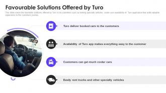 Turo investor funding elevator pitch deck favourable solutions offered by turo