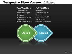 Turquoise flow arrow 2 stages 54