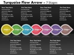 Turquoise Flow Arrow 7 Stages 65