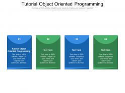Tutorial object oriented programming ppt powerpoint presentation model smartart cpb