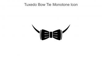Tuxedo Bow Tie Monotone Icon In Powerpoint Pptx Png And Editable Eps Format