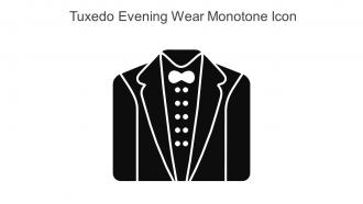 Tuxedo Evening Wear Monotone Icon In Powerpoint Pptx Png And Editable Eps Format