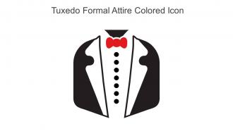 Tuxedo Formal Attire Colored Icon In Powerpoint Pptx Png And Editable Eps Format