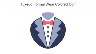 Tuxedo Formal Wear Colored Icon In Powerpoint Pptx Png And Editable Eps Format
