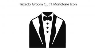 Tuxedo Groom Outfit Monotone Icon In Powerpoint Pptx Png And Editable Eps Format