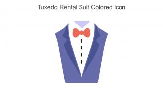 Tuxedo Rental Suit Colored Icon In Powerpoint Pptx Png And Editable Eps Format