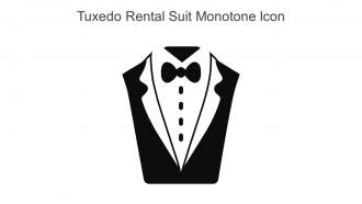 Tuxedo Rental Suit Monotone Icon In Powerpoint Pptx Png And Editable Eps Format