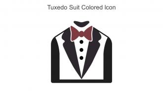 Tuxedo Suit Colored Icon In Powerpoint Pptx Png And Editable Eps Format