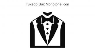 Tuxedo Suit Monotone Icon In Powerpoint Pptx Png And Editable Eps Format