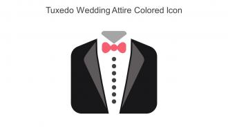Tuxedo Wedding Attire Colored Icon In Powerpoint Pptx Png And Editable Eps Format