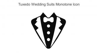 Tuxedo Wedding Suits Monotone Icon In Powerpoint Pptx Png And Editable Eps Format