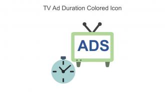 Tv Ad Duration Colored Icon In Powerpoint Pptx Png And Editable Eps Format