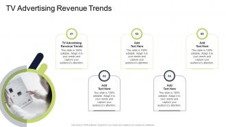 TV Advertising Revenue Trends In Powerpoint And Google Slides Cpb