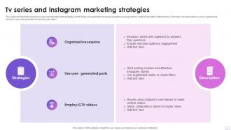 TV Series And Instagram Marketing Strategies