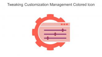 Tweaking Customization Management Colored Icon In Powerpoint Pptx Png And Editable Eps Format