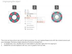 Twelve staged business circle diagram powerpoint slides