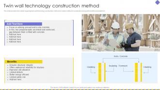 Twin Wall Technology Construction Method Embracing Construction Playbook