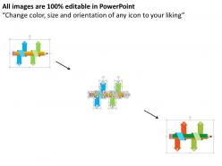 54442269 style circular zig-zag 2 piece powerpoint presentation diagram infographic slide