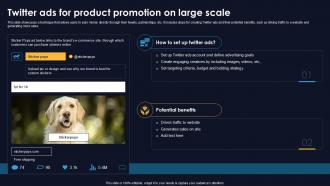 Twitter Ads For Product Promotion On Large Scale Mastering Twitter Monetization Ppt Example