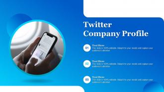 Twitter Company Profile Ppt Powerpoint Presentation File Information